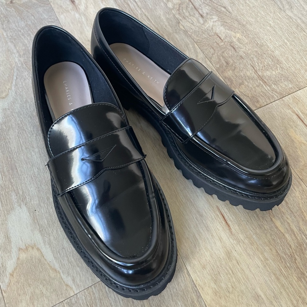 Black Penny Loafers